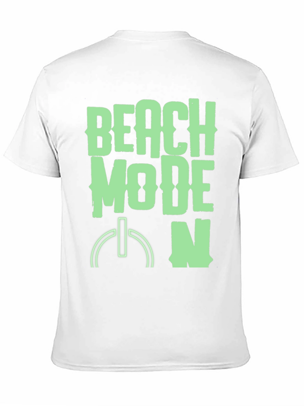 Beach Mode On Black Graphic Tee