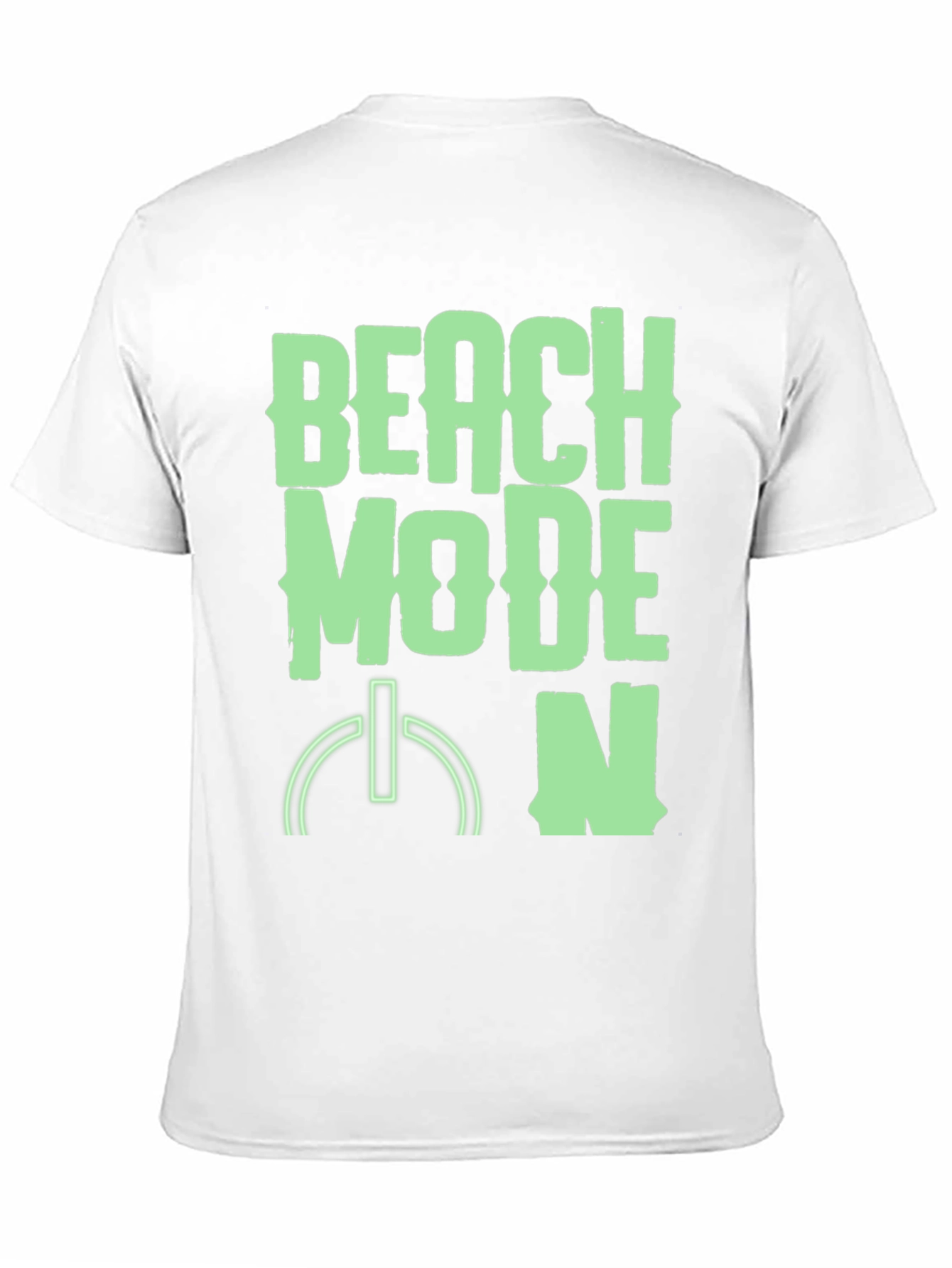 Beach Mode On Black Graphic Tee