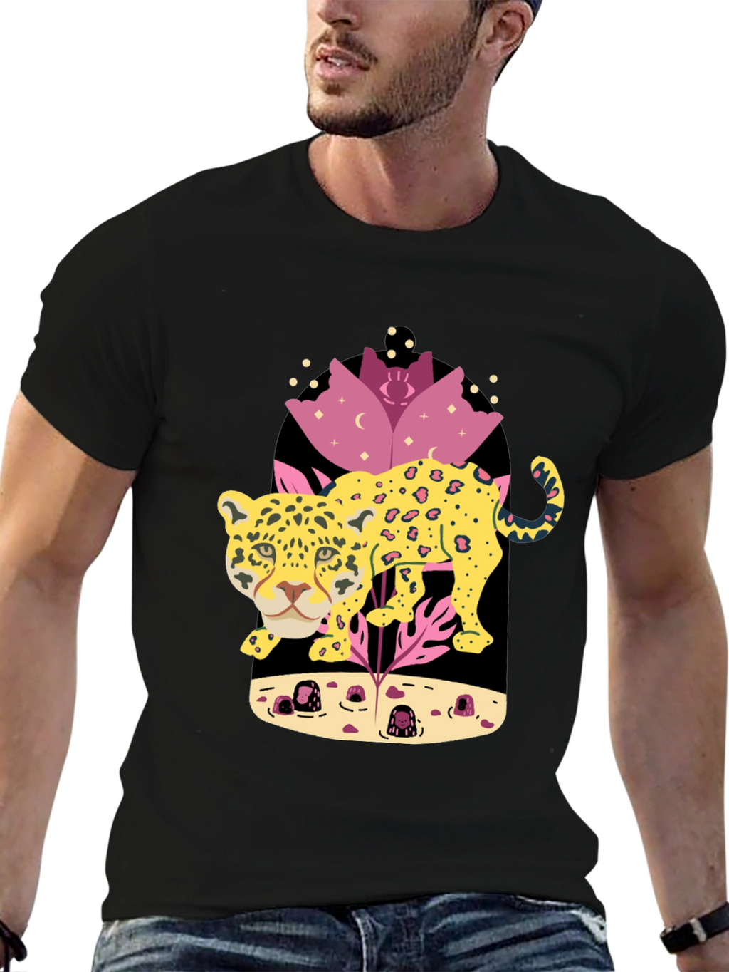 Leopard Graphic T-Shirt - Unique Animal Design