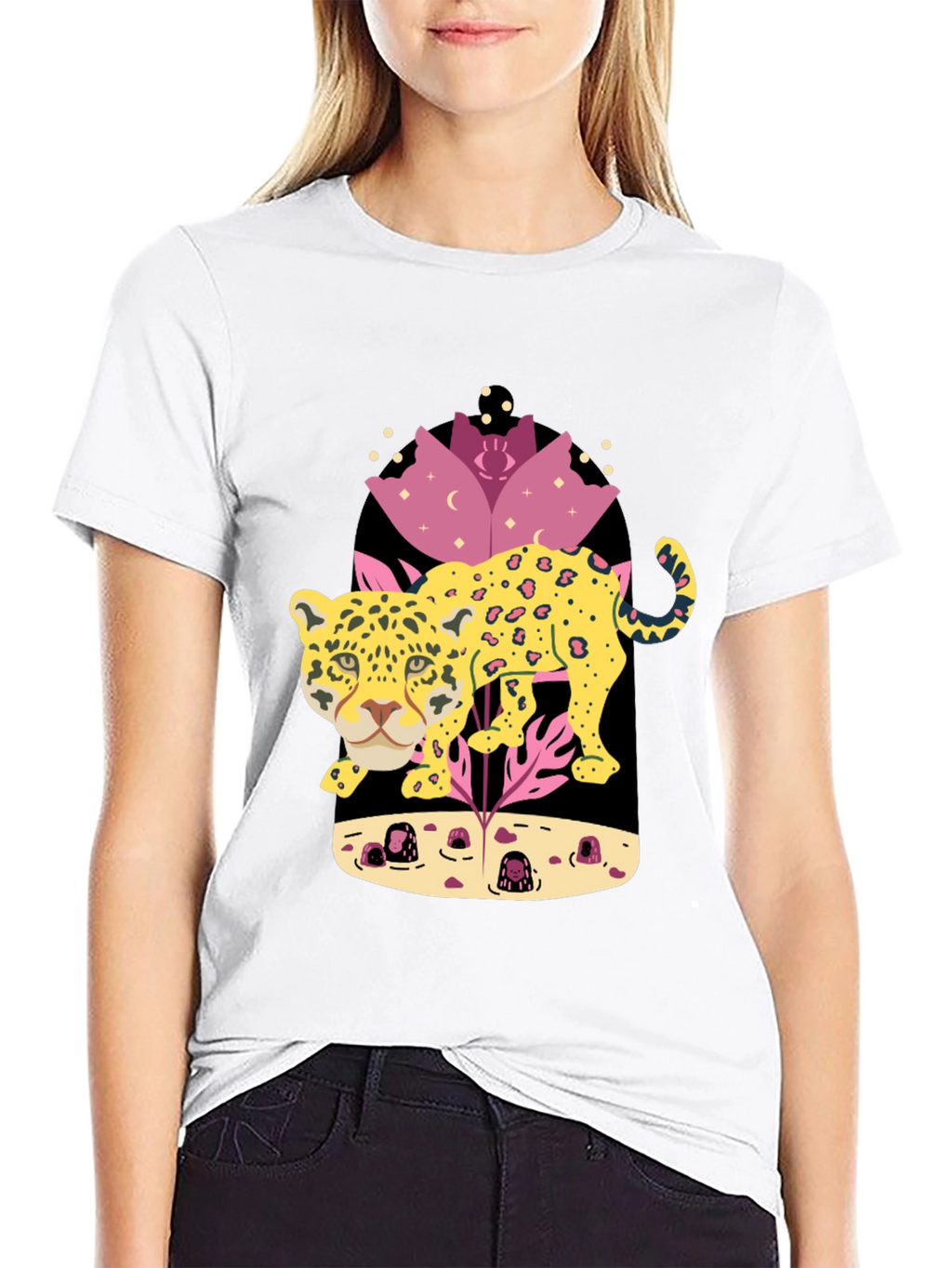 Leopard Graphic T-Shirt - Unique Animal Design