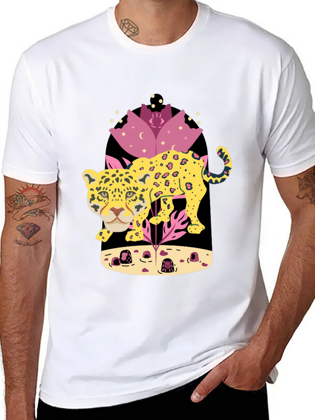 Leopard Graphic T-Shirt - Unique Animal Design