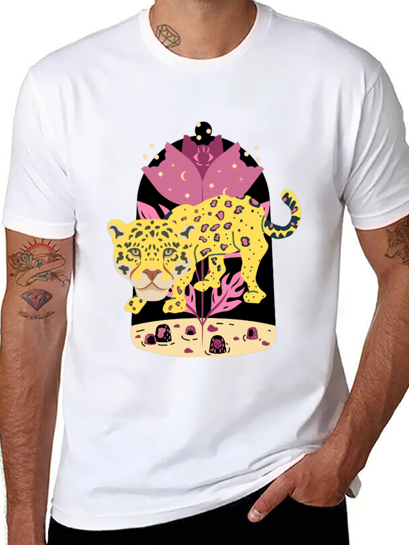 Leopard Graphic T-Shirt - Unique Animal Design