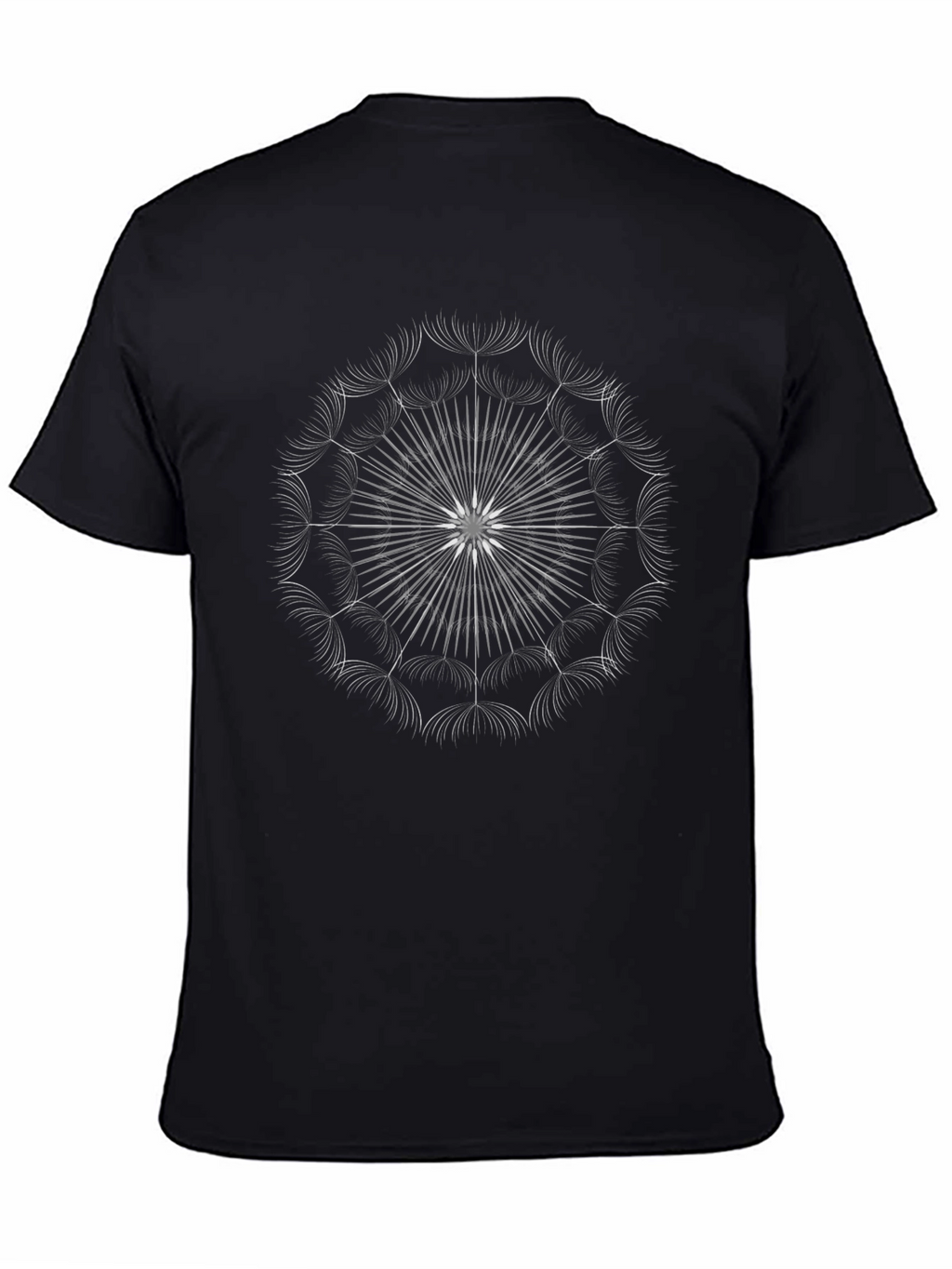 Dandelion Graphic Black T-Shirt