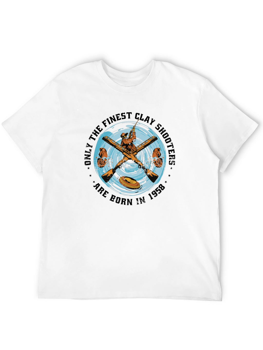 Finest Clay Shooters T-Shirt - Born in 1958
