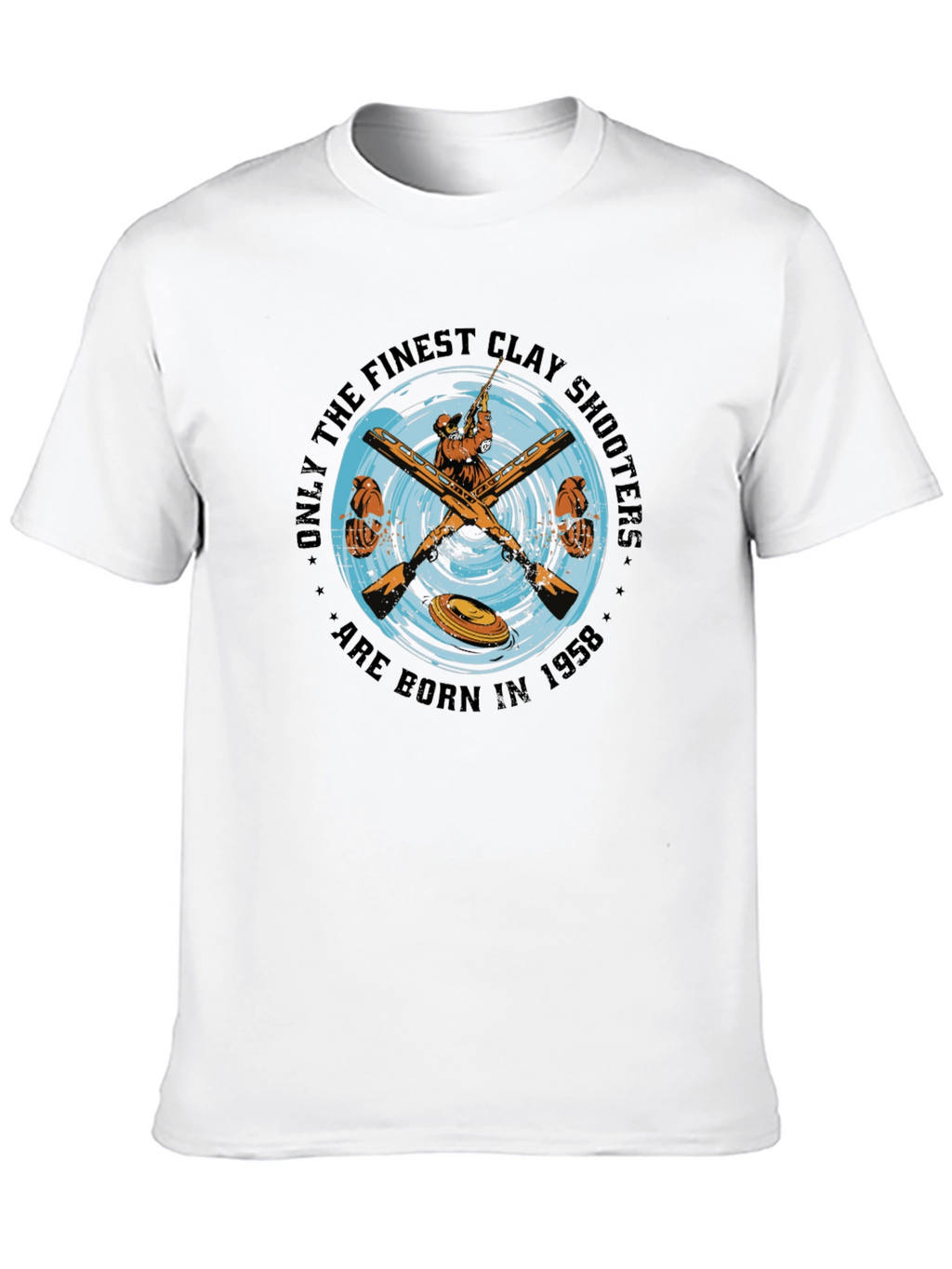 Finest Clay Shooters T-Shirt - Born in 1958