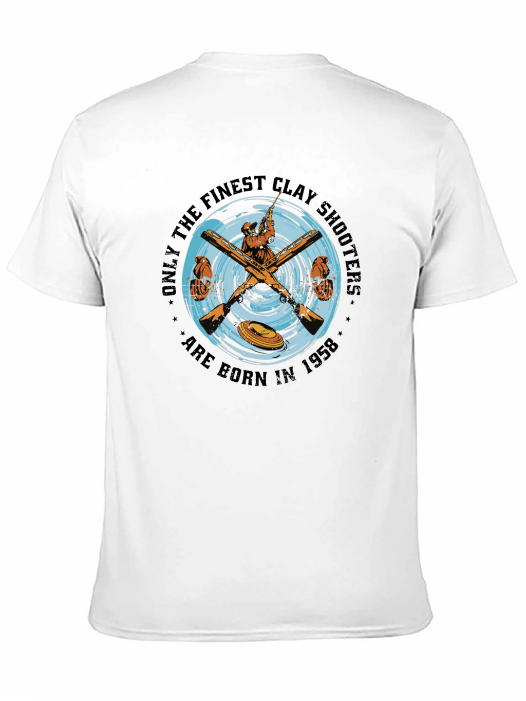 Finest Clay Shooters T-Shirt - Born in 1958