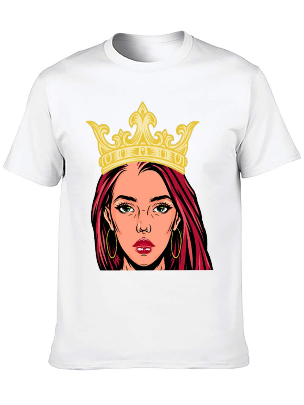 Queen Graphic Print Black T-Shirt