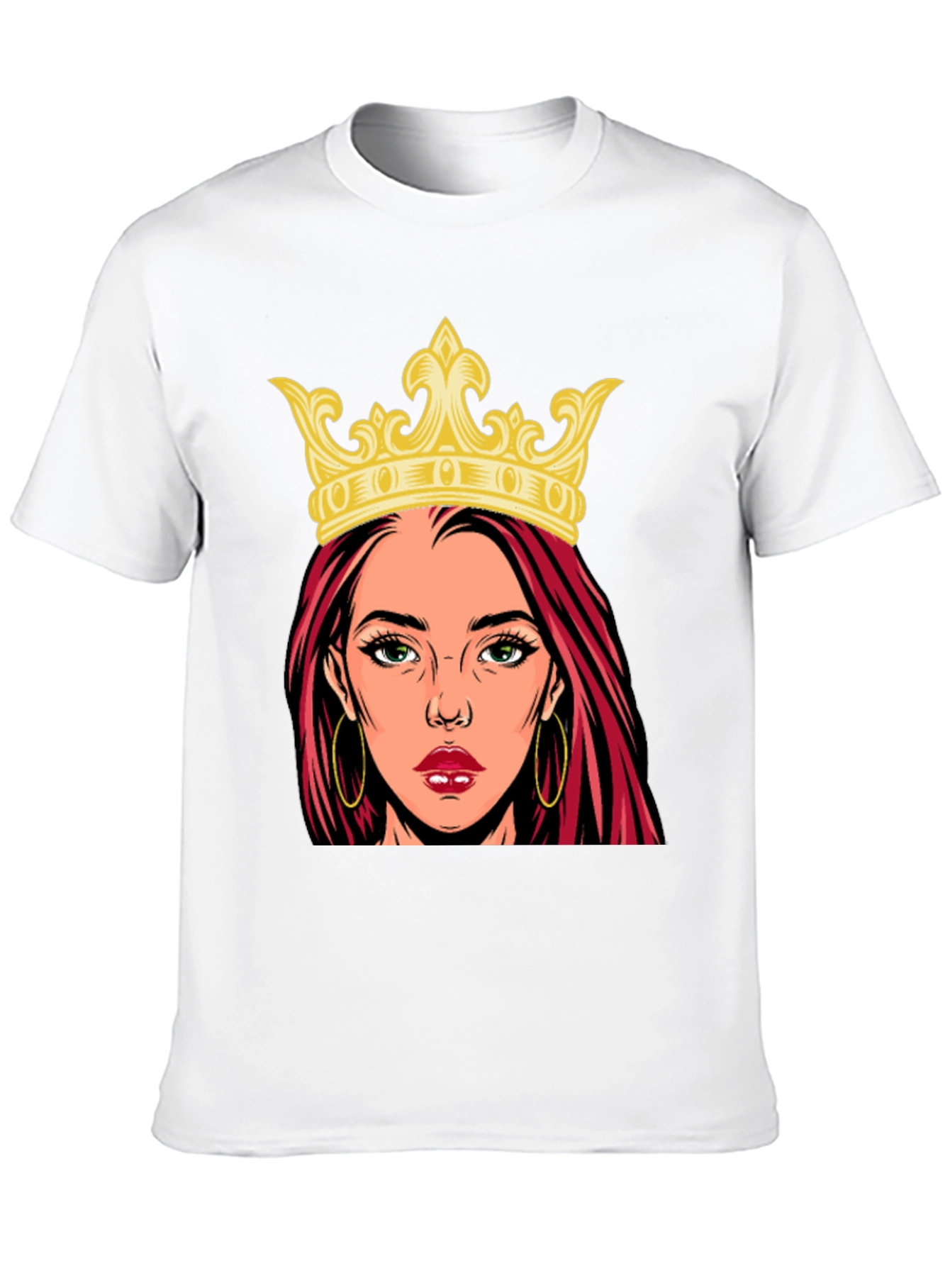 Queen Graphic Print Black T-Shirt