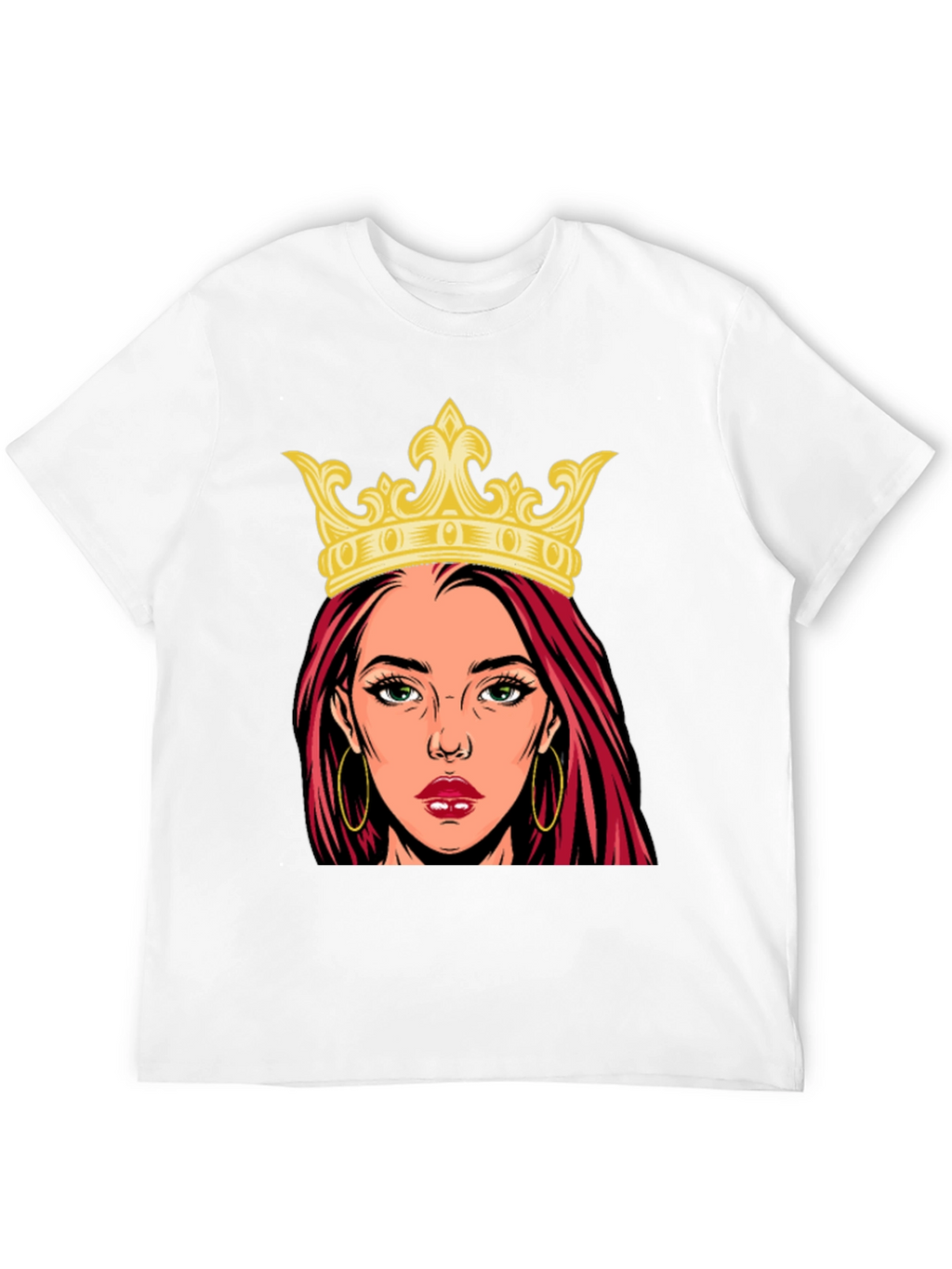Queen Graphic Print Black T-Shirt