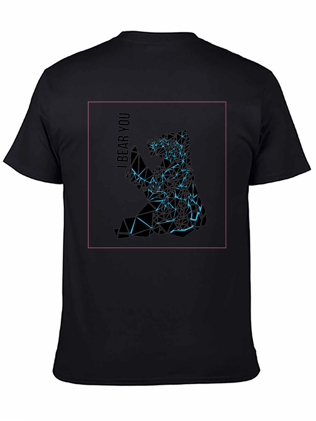 Abstract Geometric Bear Graphic Tee
