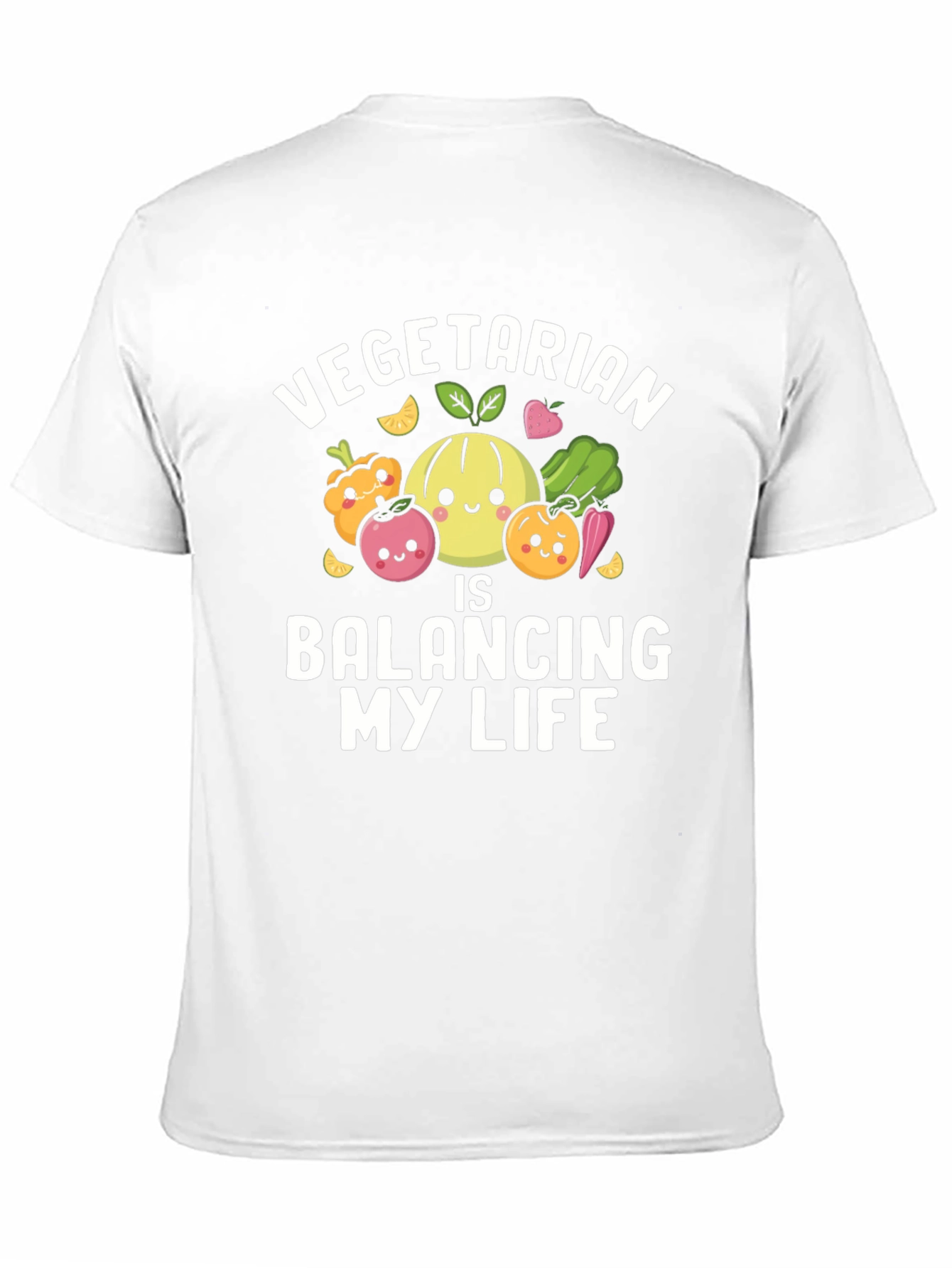 Vegetarian Balancing My Life T-Shirt