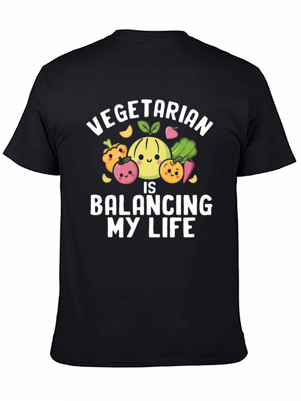 Vegetarian Balancing My Life T-Shirt
