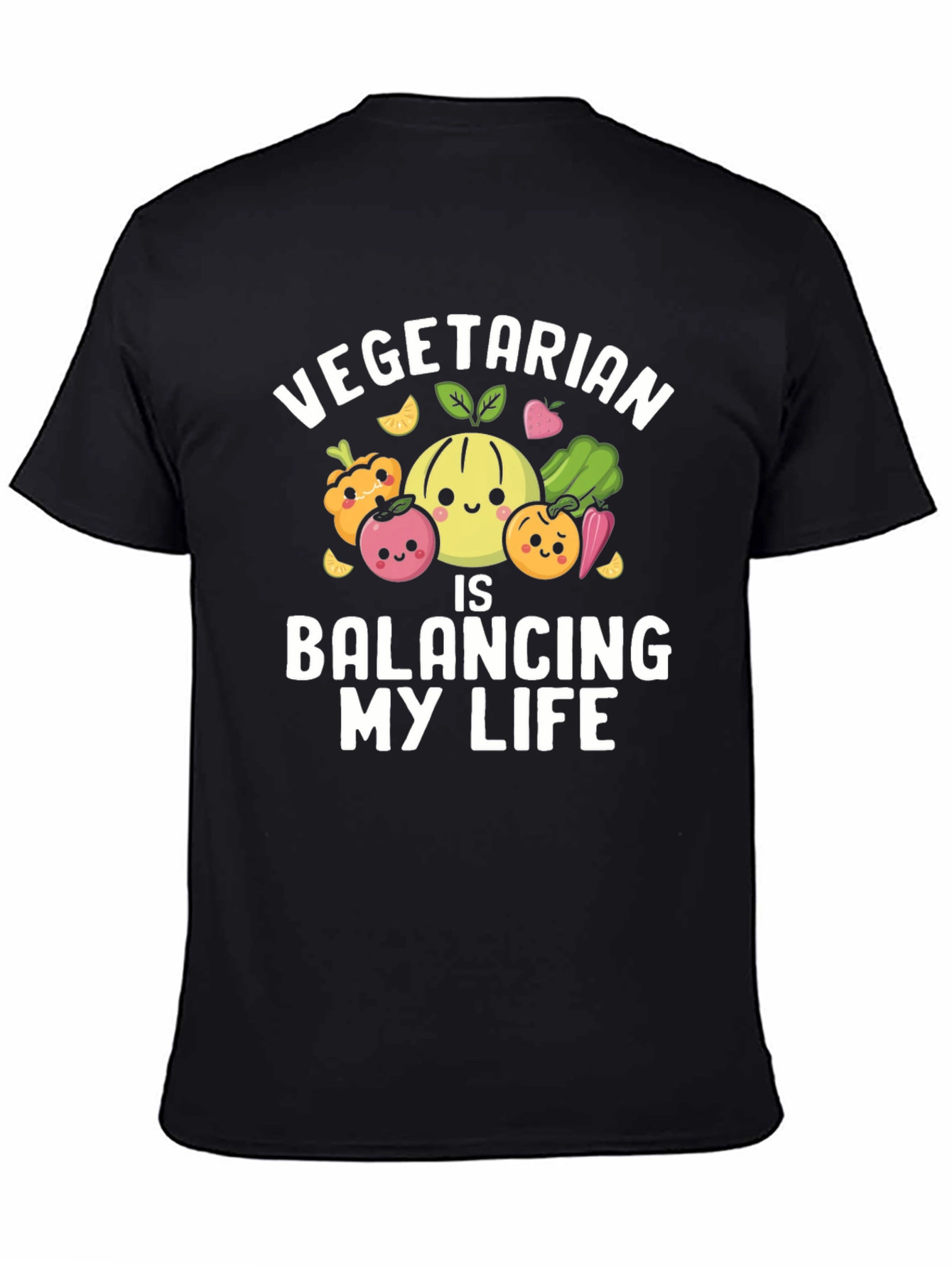 Vegetarian Balancing My Life T-Shirt