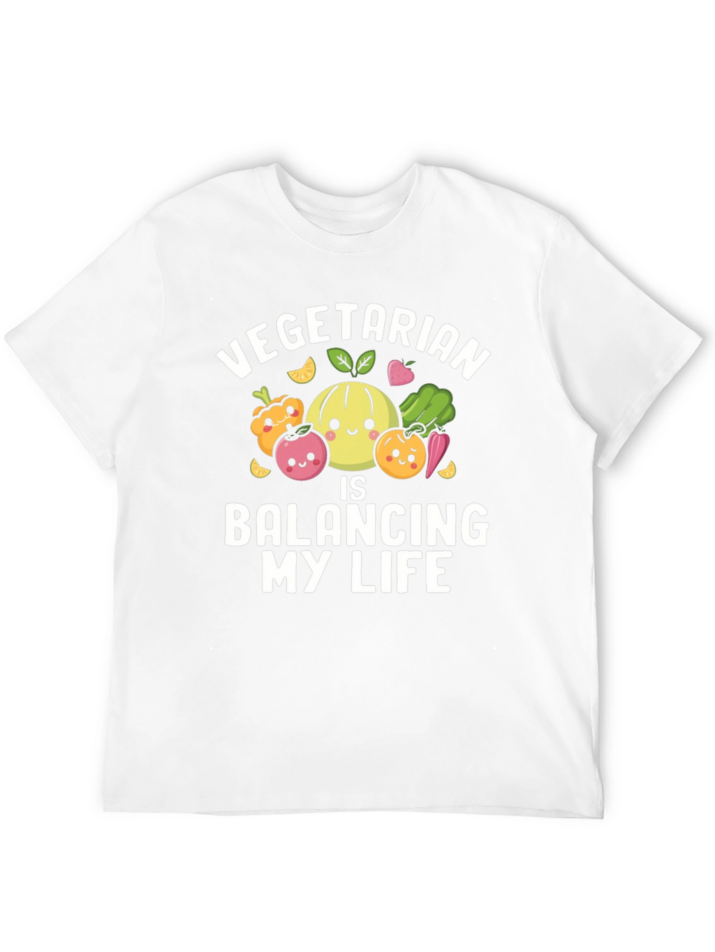 Vegetarian Balancing My Life T-Shirt