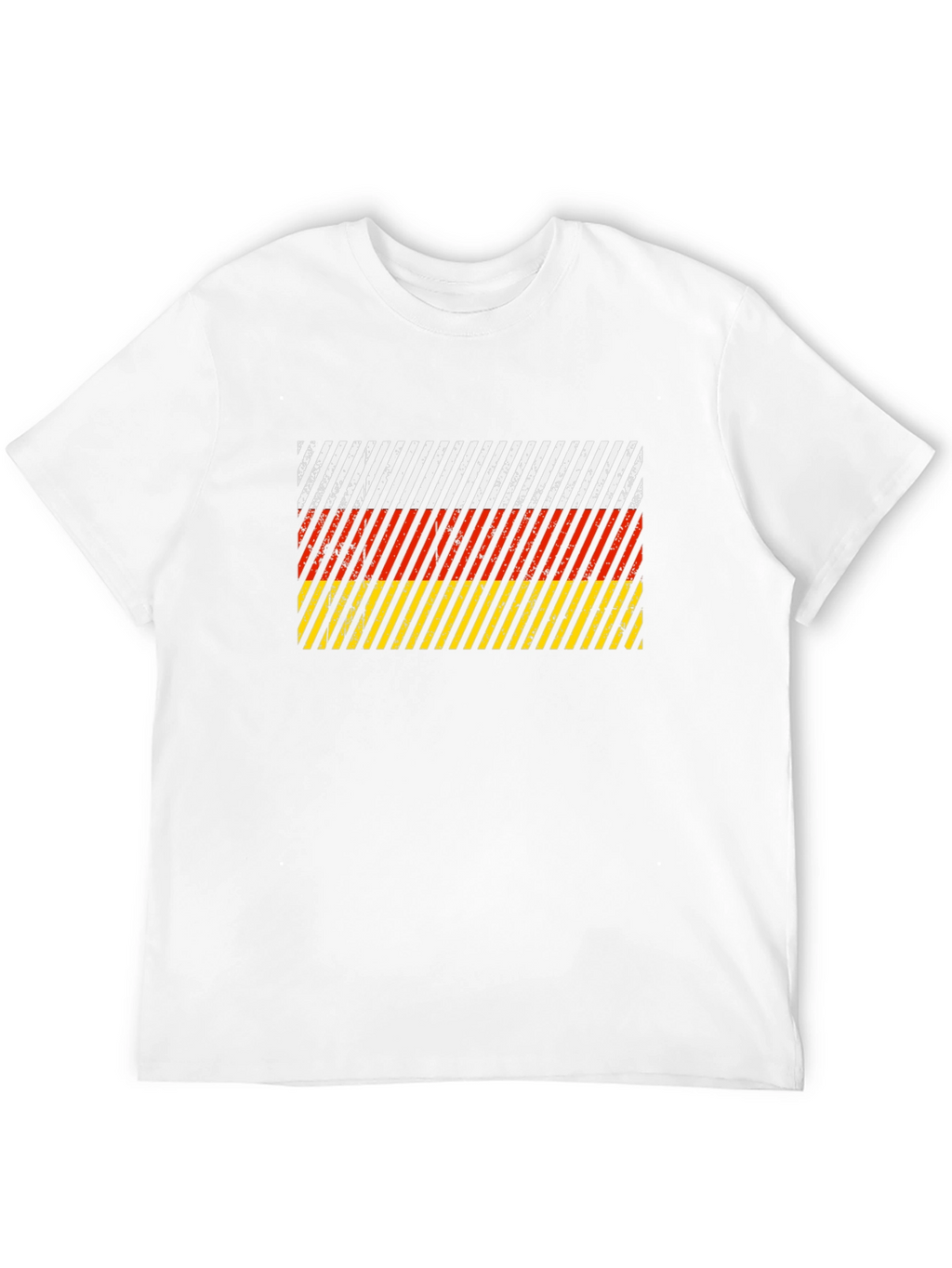 German Flag Inspired Striped T-Shirt