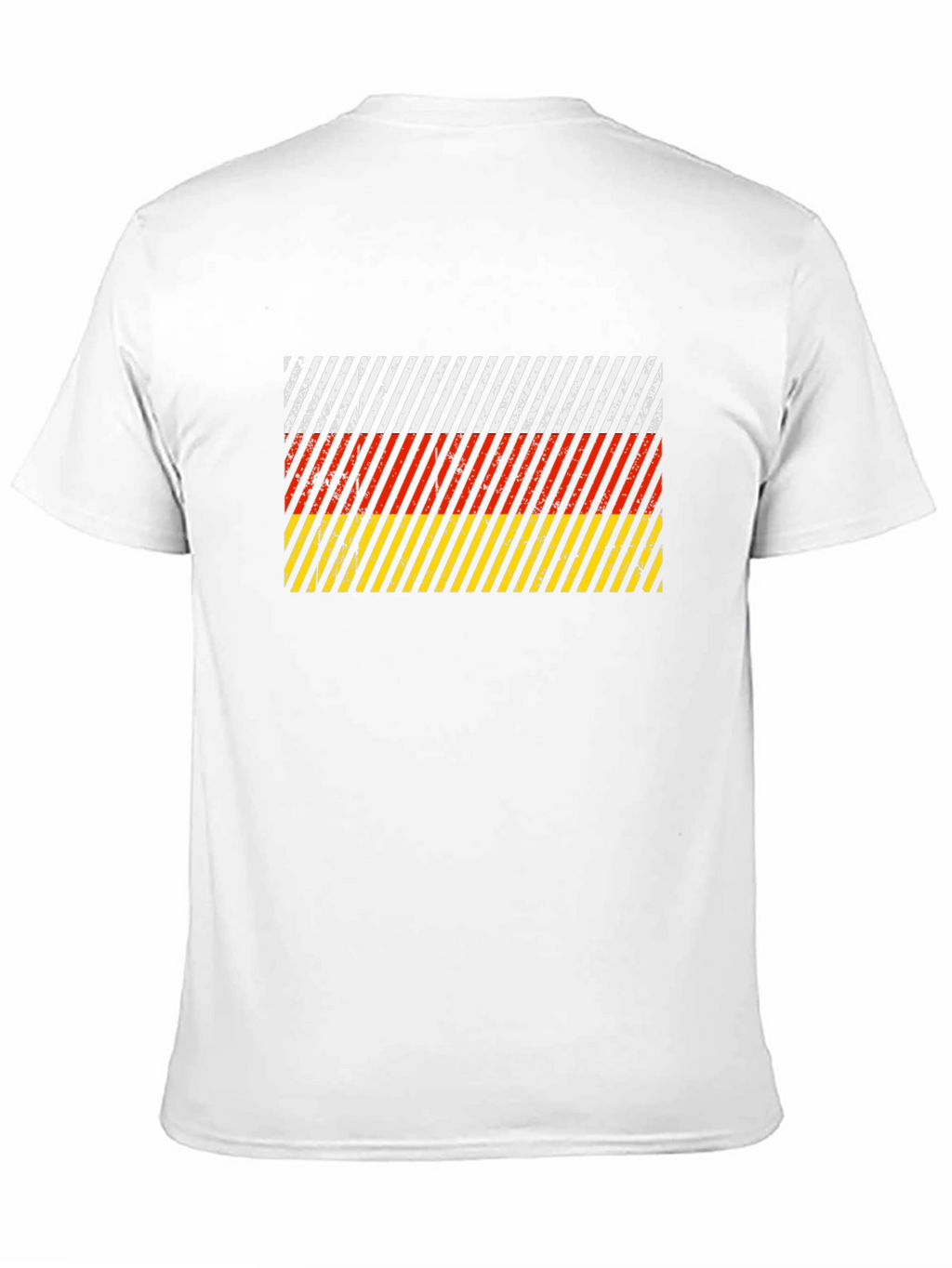 German Flag Inspired Striped T-Shirt