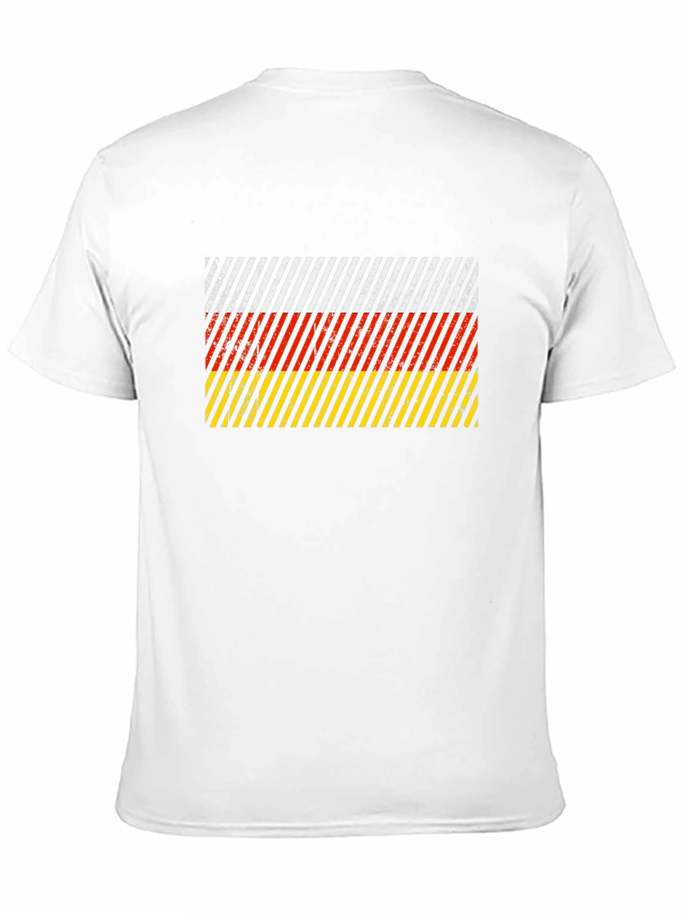 German Flag Inspired Striped T-Shirt