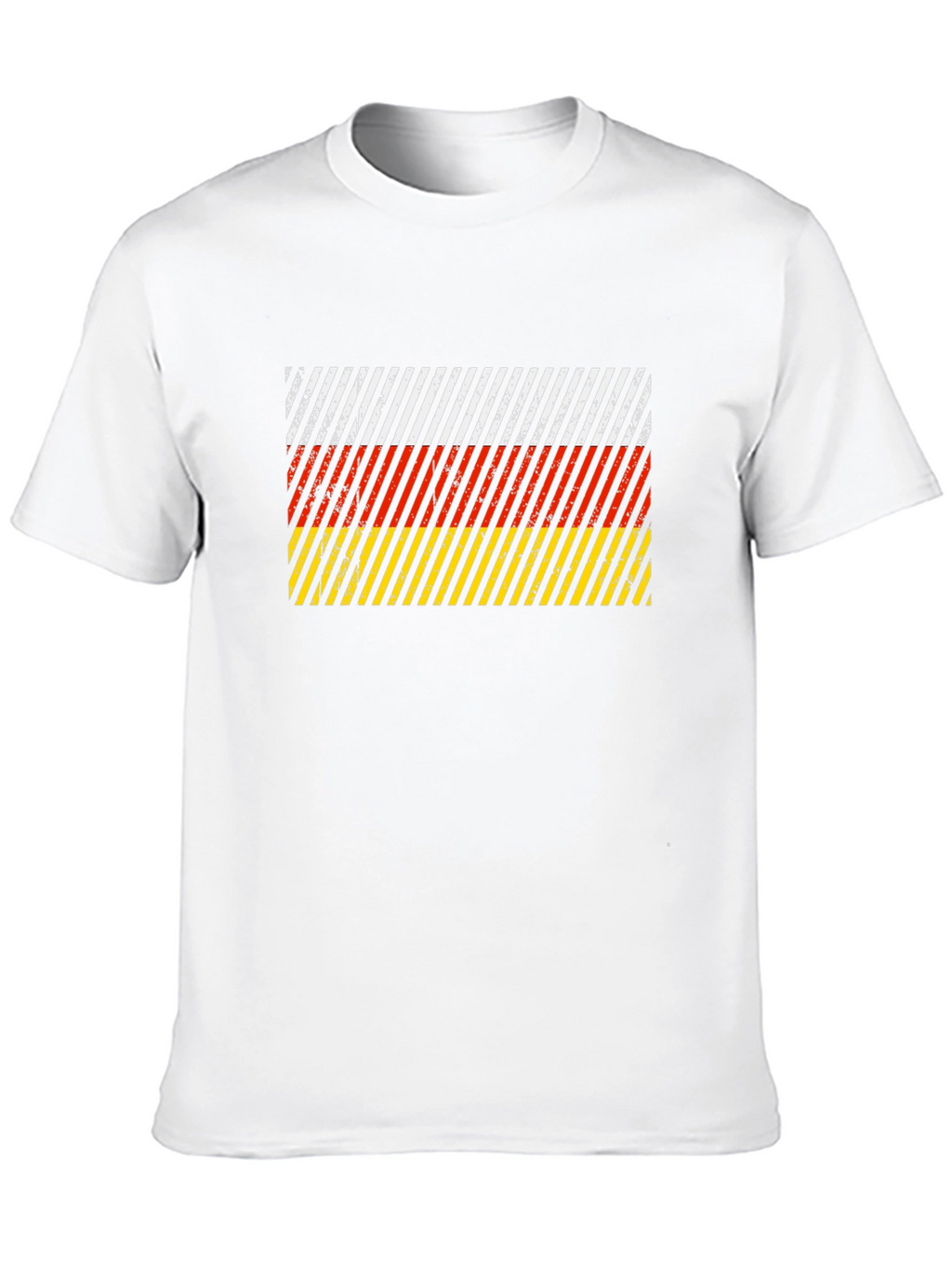 German Flag Inspired Striped T-Shirt