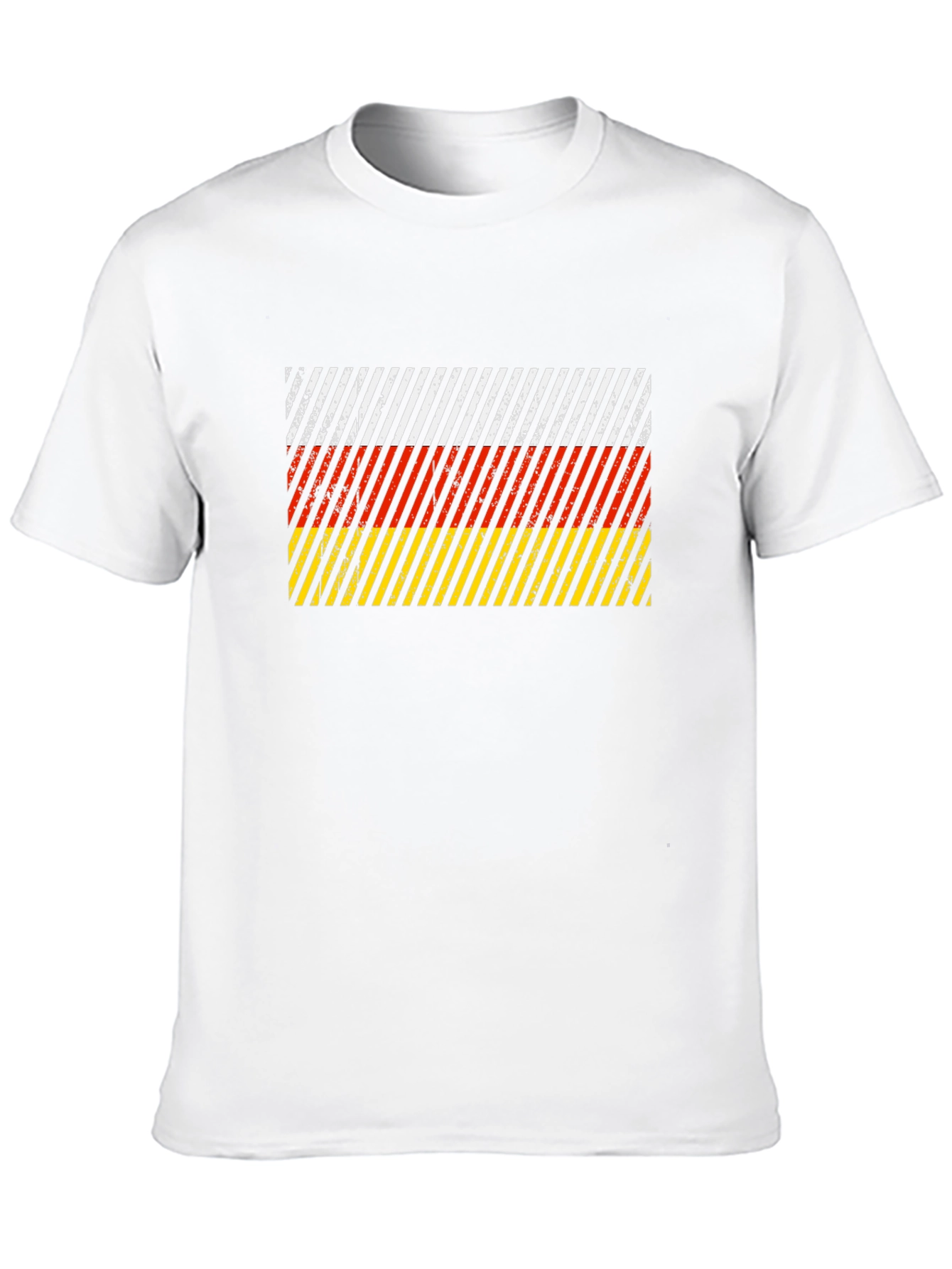 German Flag Inspired Striped T-Shirt