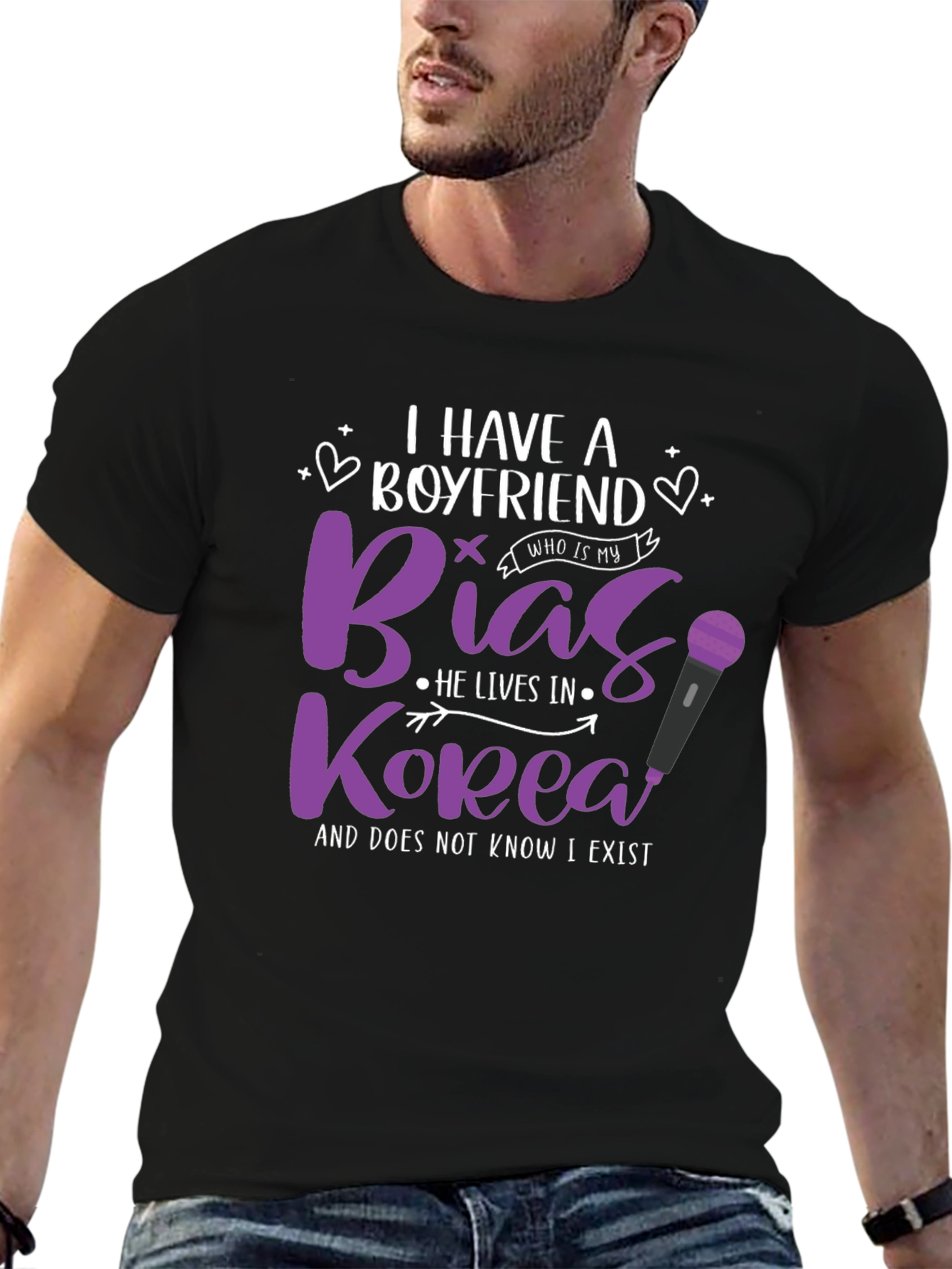 I Have A Boyfriend Bias Korea T-Shirt