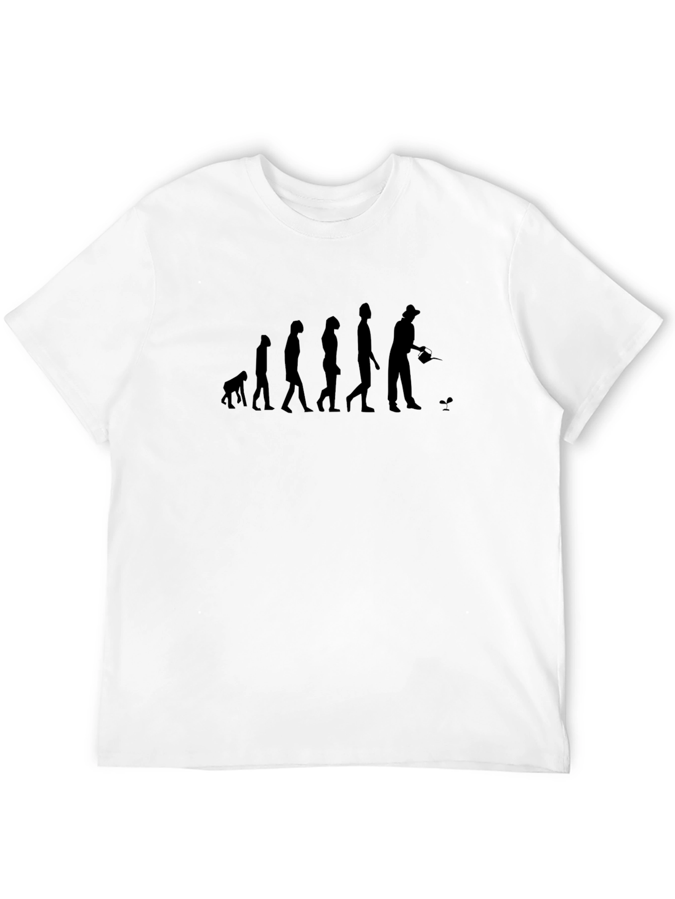 Gardener Evolution T-Shirt - Black Cotton Tee