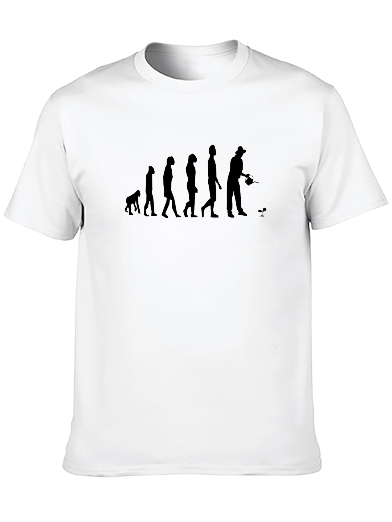 Gardener Evolution T-Shirt - Black Cotton Tee