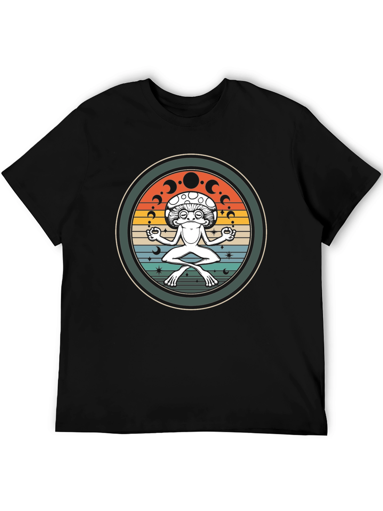 Mushroom Meditating Graphic Tee