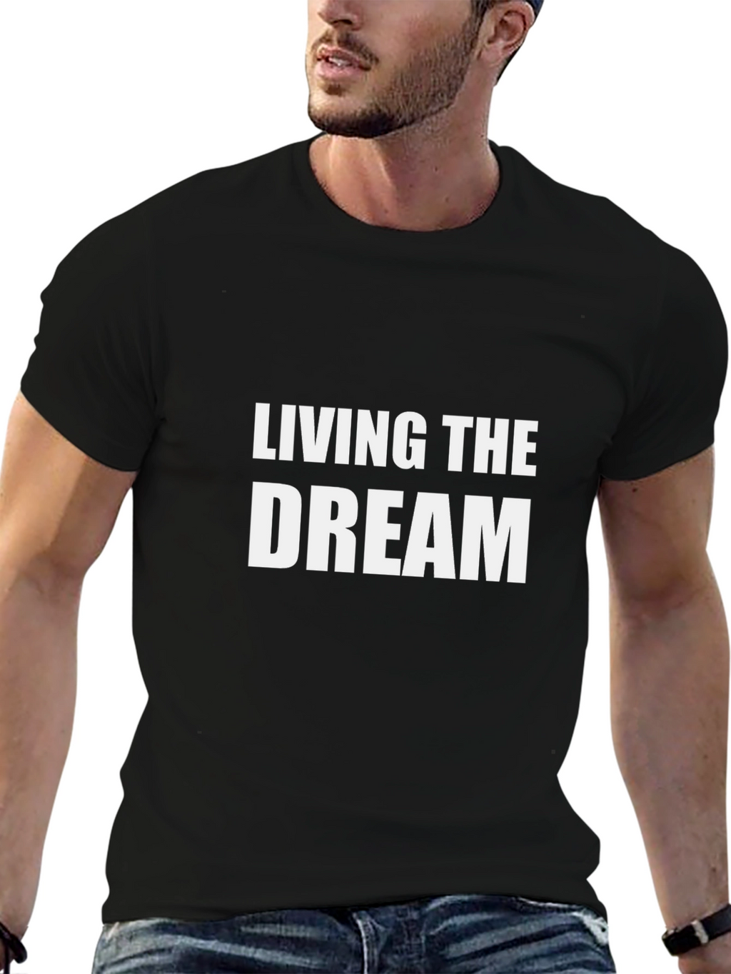 Living The Dream Black T-Shirt