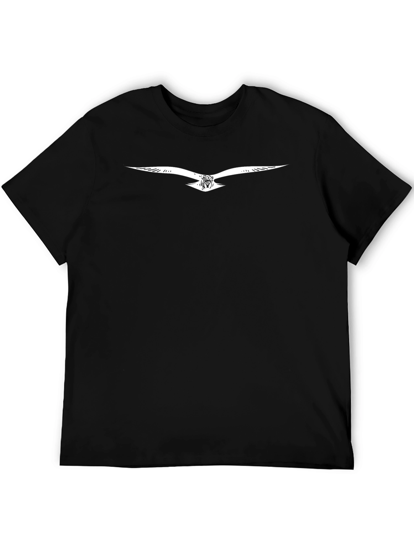 Stylish Black T-Shirt with Eagle Graphic Print