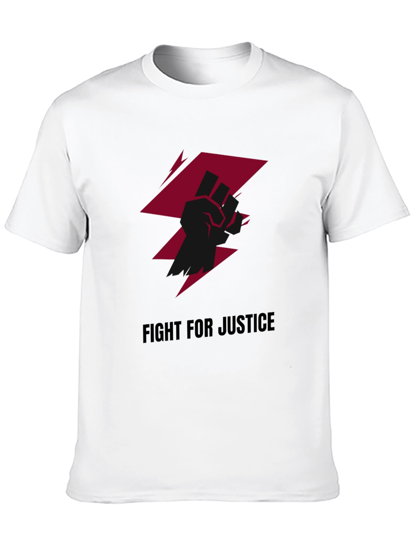 Fight For Justice Graphic Tee - Black