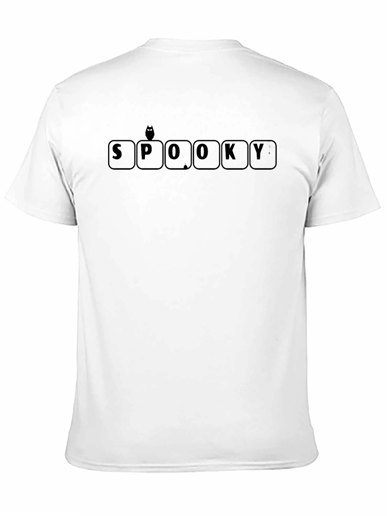 Spooky Owl Graphic T-Shirt - Halloween Style