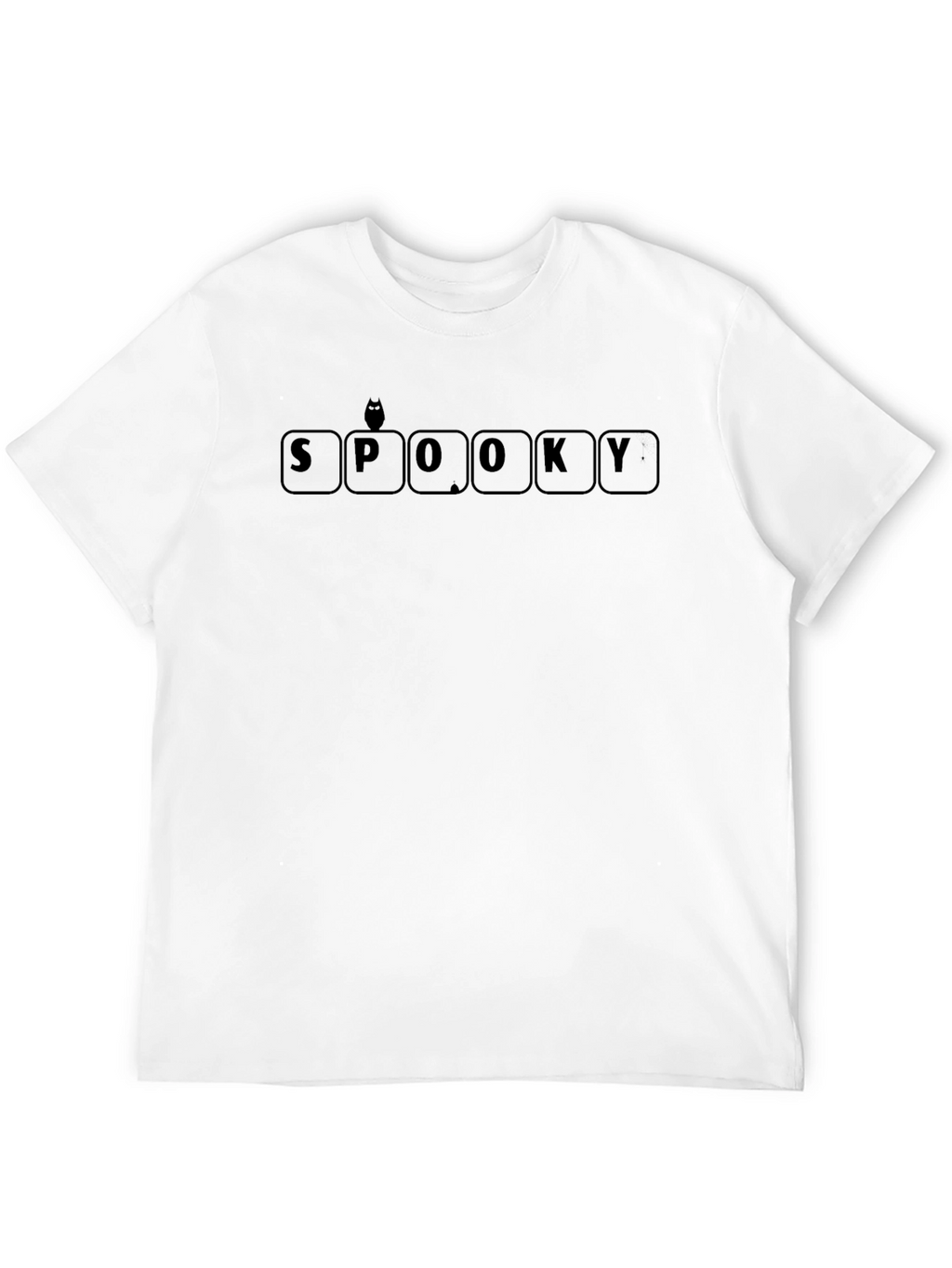 Spooky Owl Graphic T-Shirt - Halloween Style