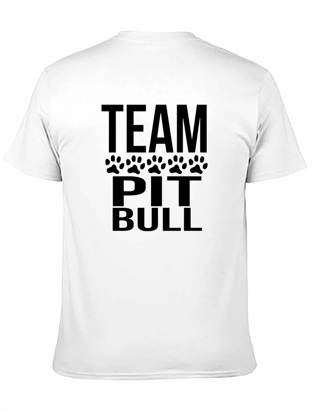 Team Pitbull Black Graphic Tee Shirt