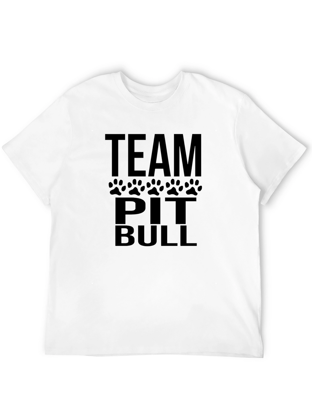 Team Pitbull Black Graphic Tee Shirt