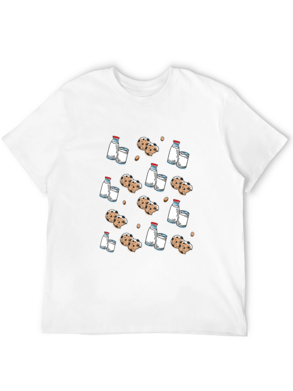 Milk & Cookies Graphic Tee - Black T-Shirt
