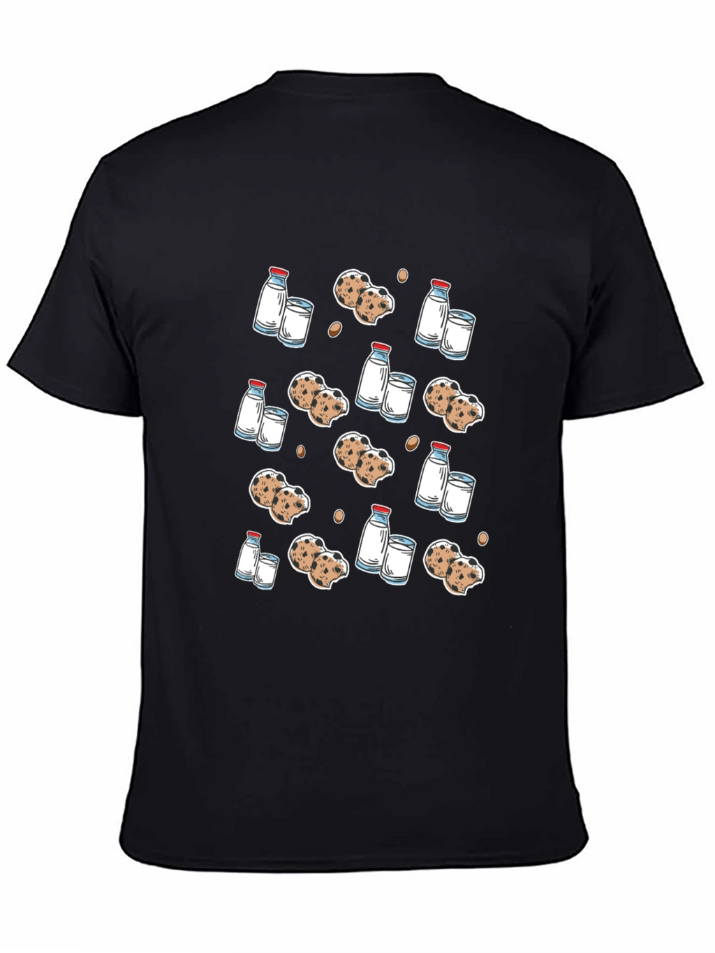 Milk & Cookies Graphic Tee - Black T-Shirt