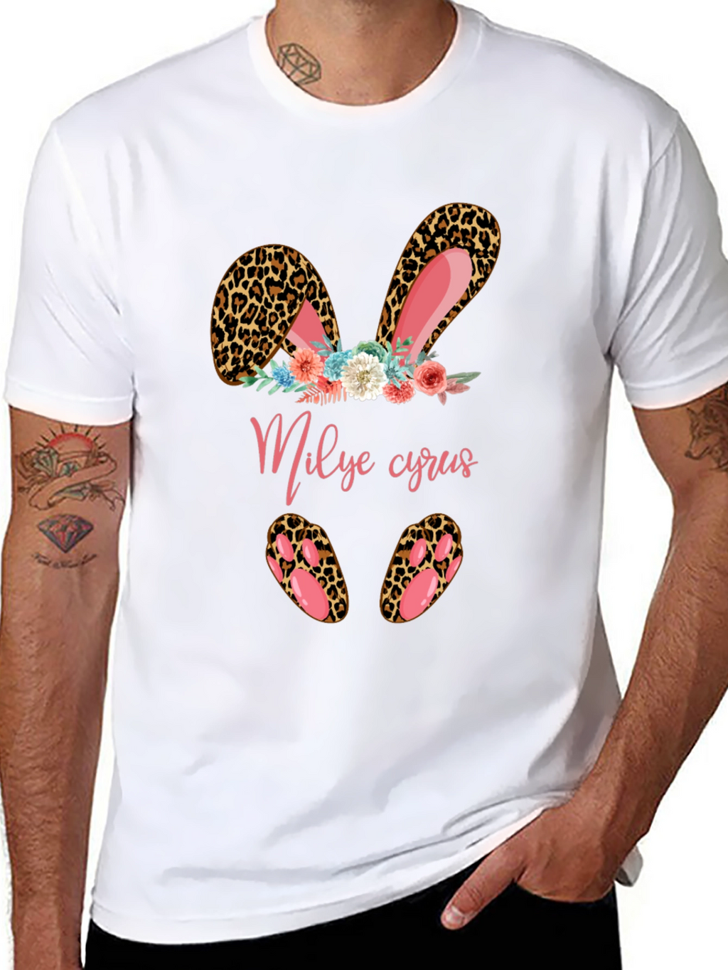 Leopard Easter Bunny T-Shirt