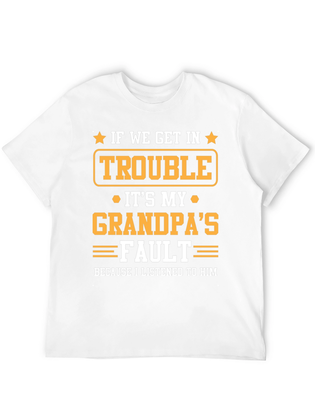 Grandpas Fault T-Shirt - Funny Grandparent Gift