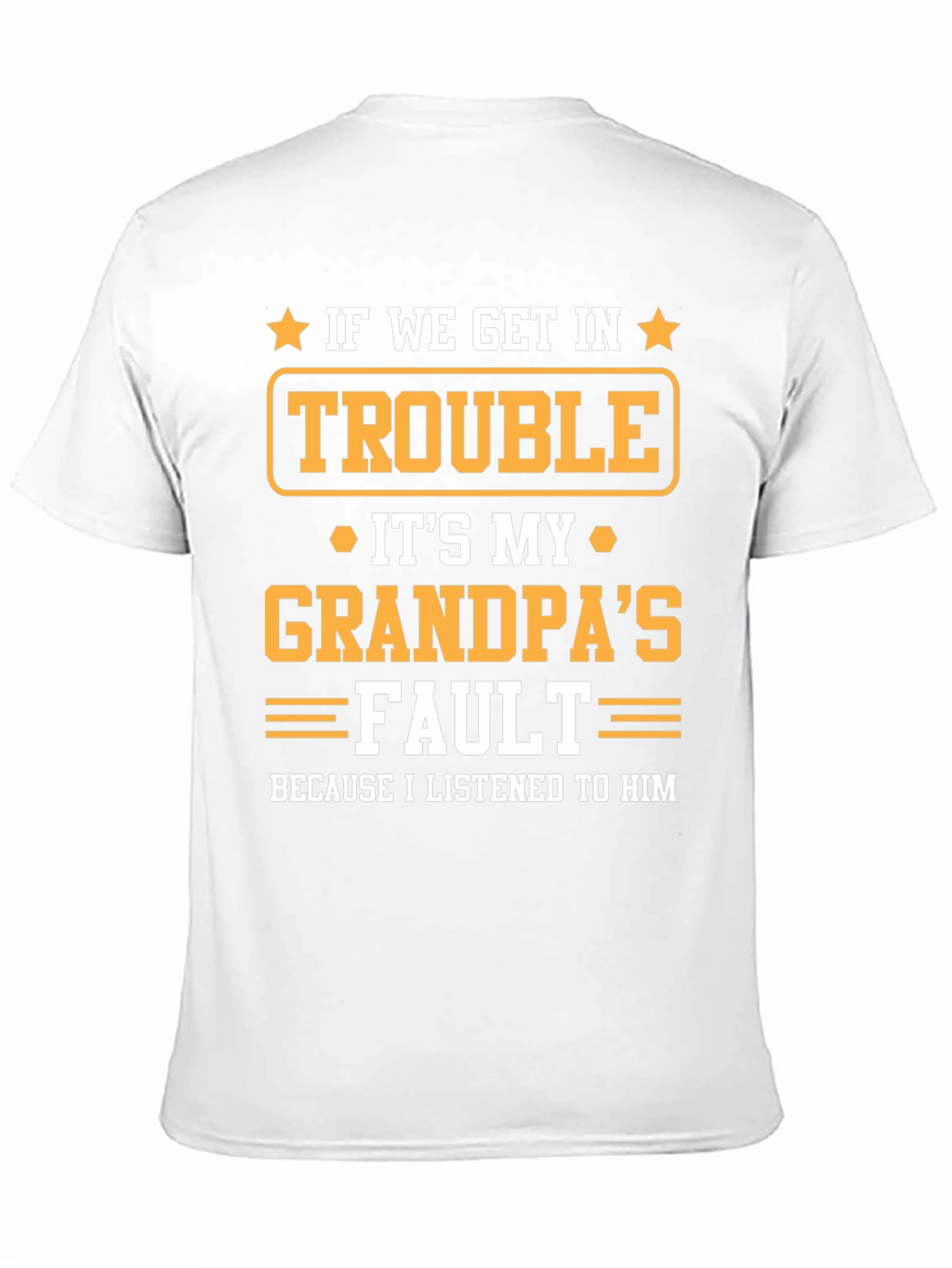 Grandpas Fault T-Shirt - Funny Grandparent Gift