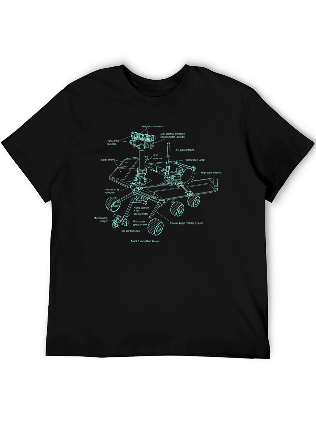 Mars Rover Blueprint T-Shirt