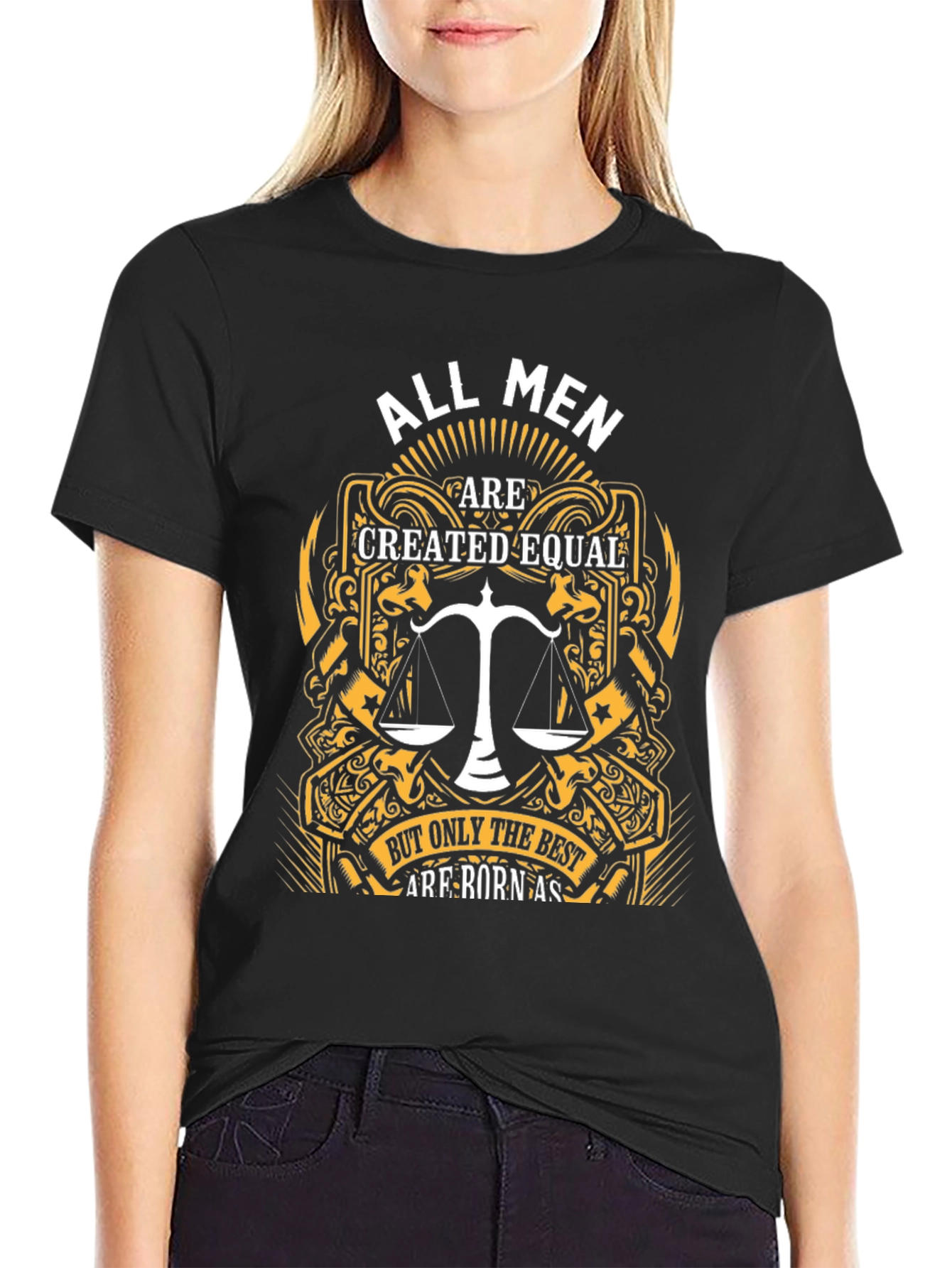 All Men Created Equal Lawyer Justice T-Shirt