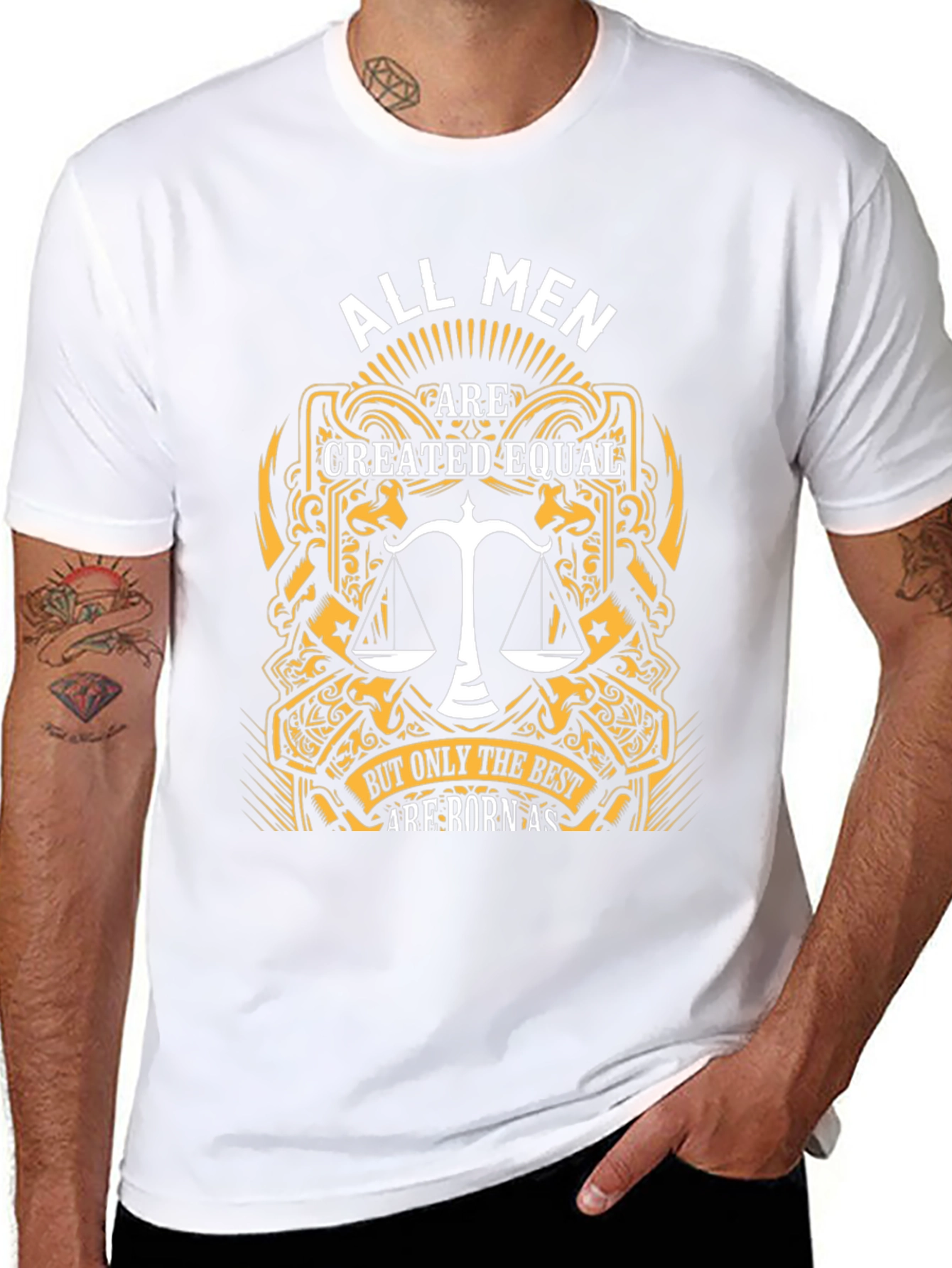 All Men Created Equal Lawyer Justice T-Shirt