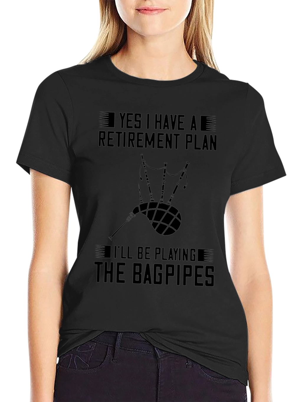 Bagpipe Retirement Plan T-Shirt