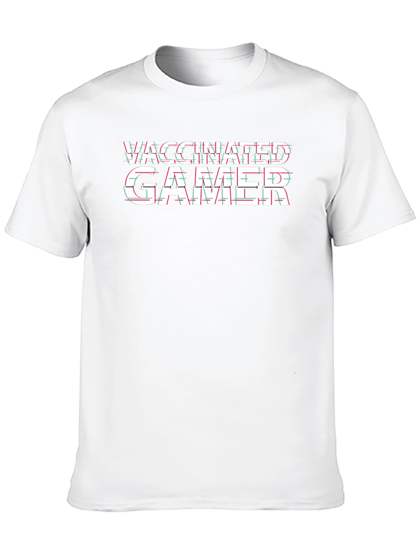 Vaccinated Gamer T-Shirt - Cool Graphic Tee