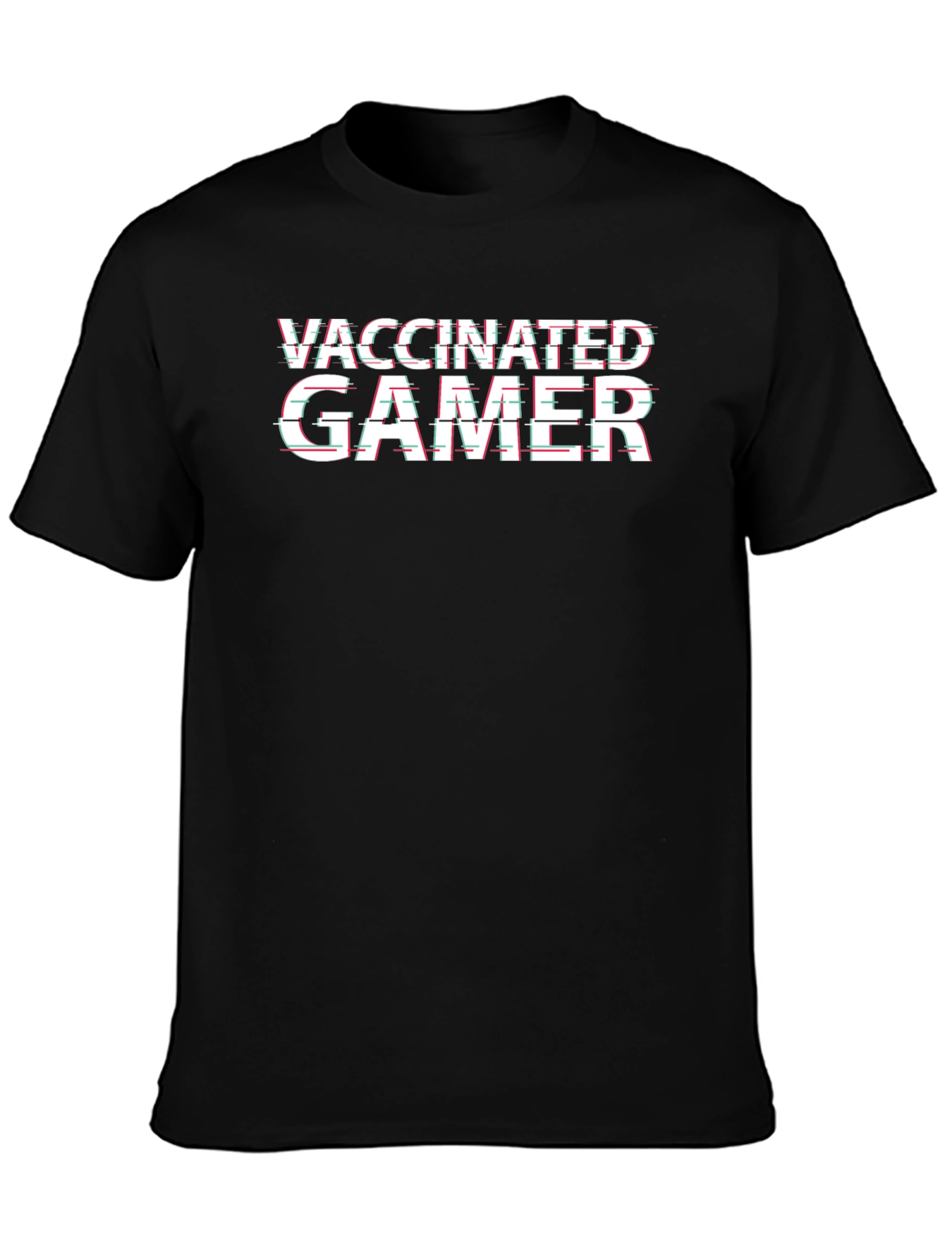 Vaccinated Gamer T-Shirt - Cool Graphic Tee