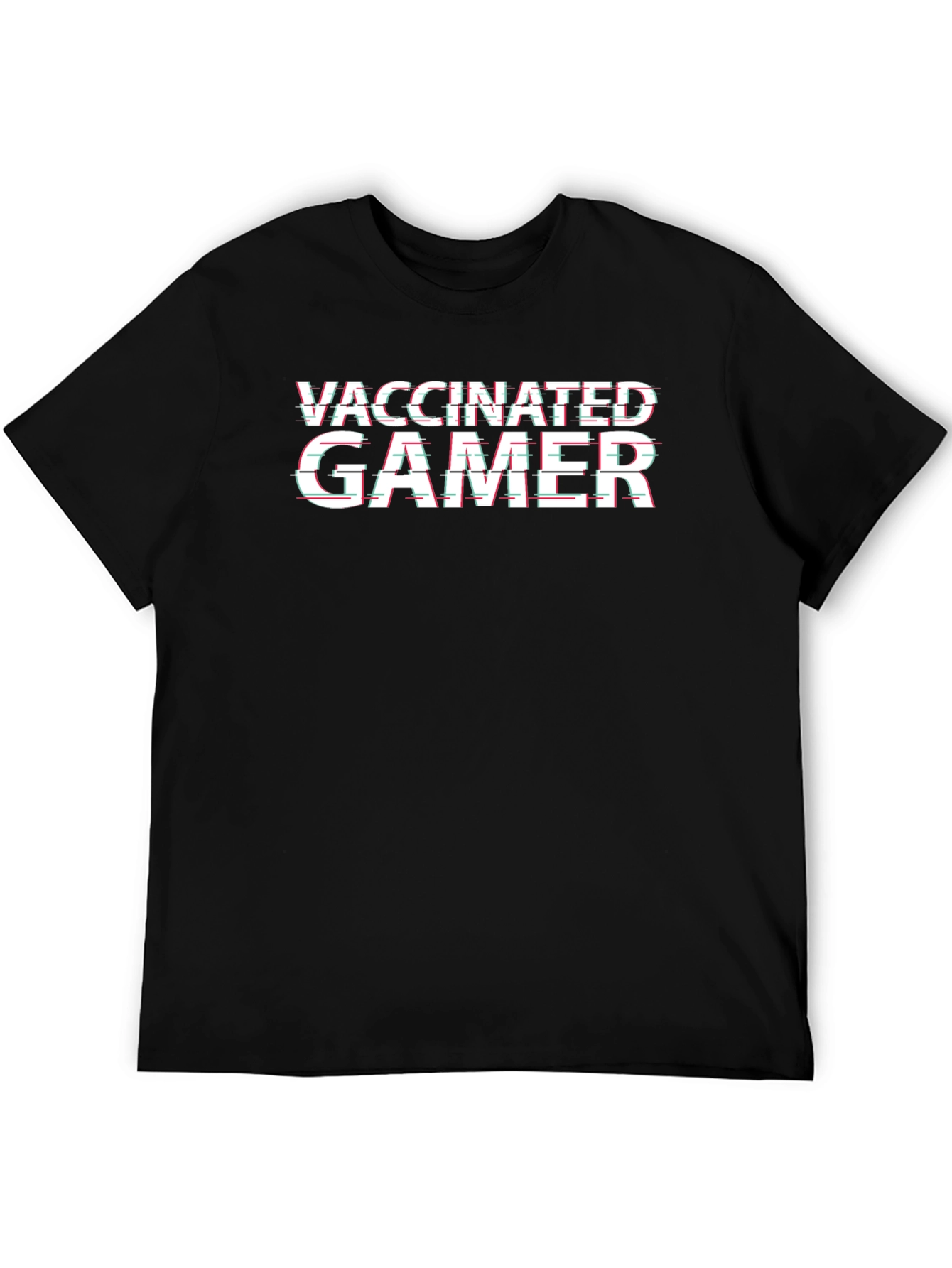Vaccinated Gamer T-Shirt - Cool Graphic Tee