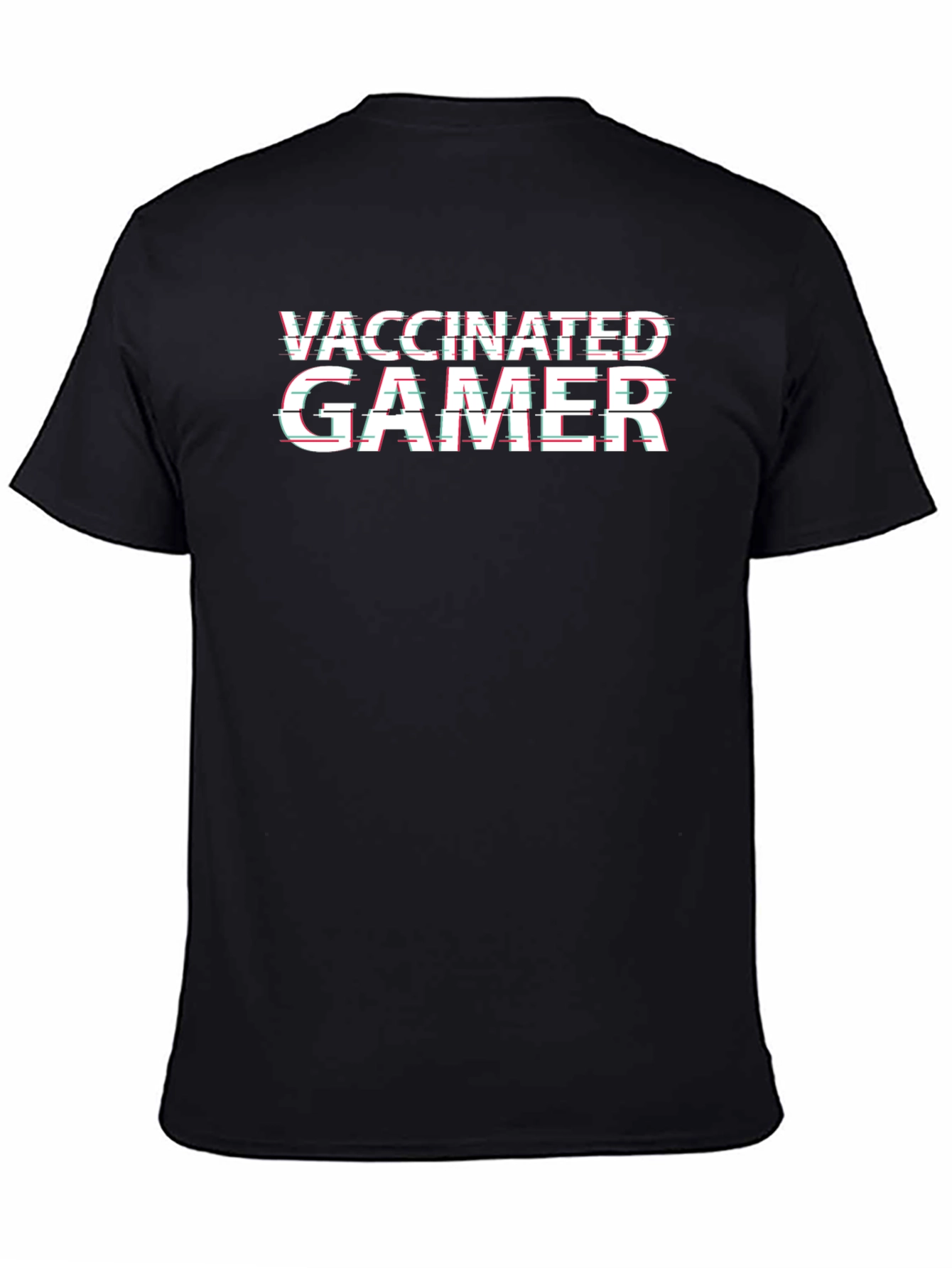 Vaccinated Gamer T-Shirt - Cool Graphic Tee