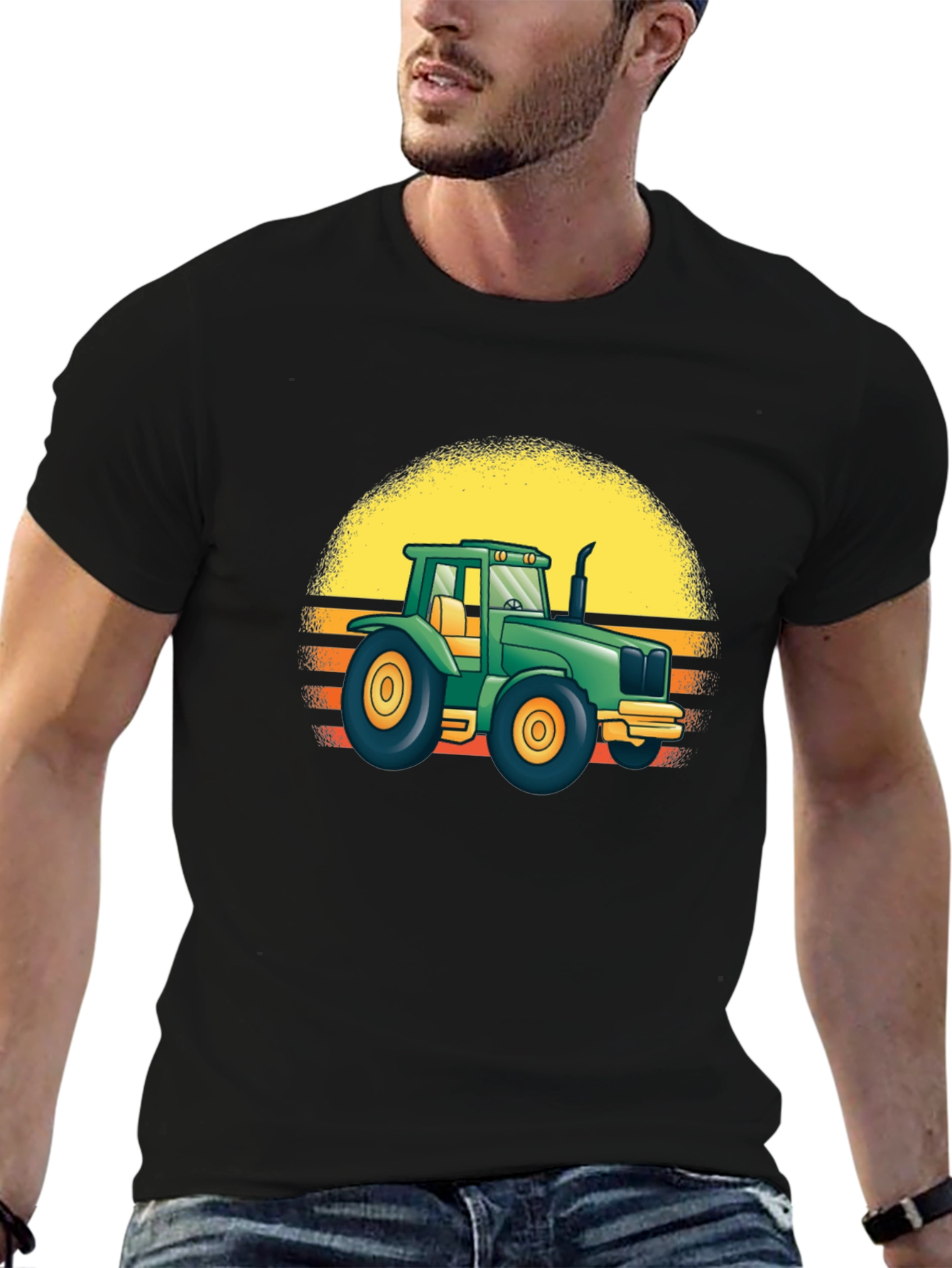 Retro Tractor Graphic T-Shirt - Farm Life Apparel