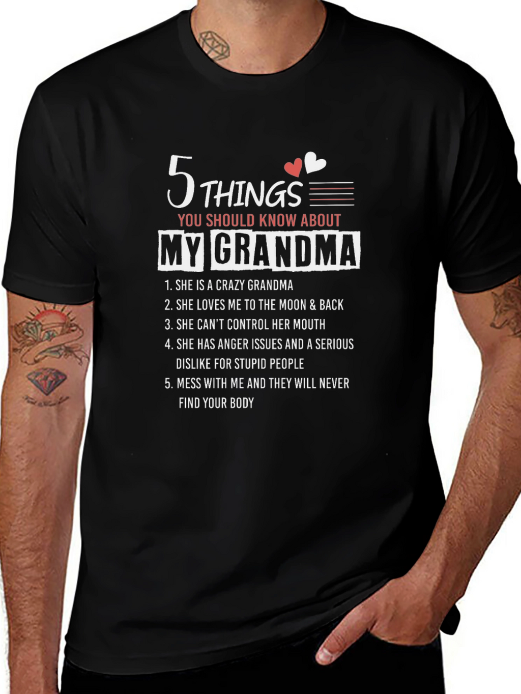 5 Things You Should Know About My Grandma T-Shirt
