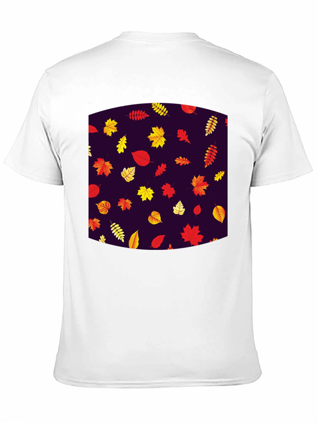 Autumn Leaves Pattern T-Shirt - Stylish Fall Fashion